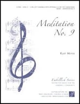 Meditation #9 Handbell sheet music cover